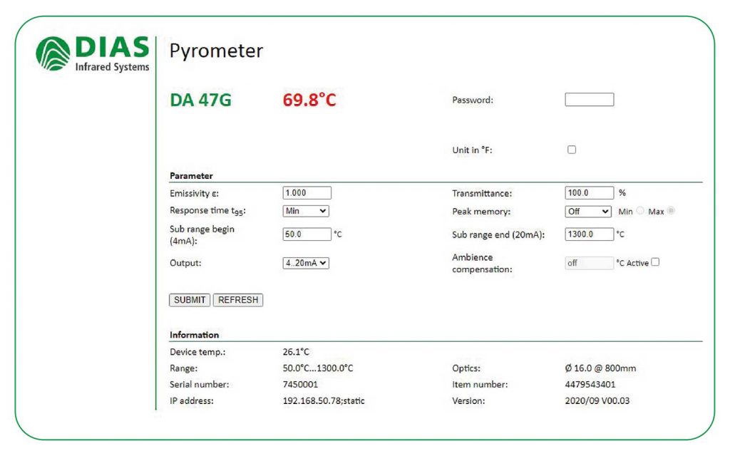 DA47G, BӾW(wng)j(lu)Ĳͼty؃x , 50-2500°C